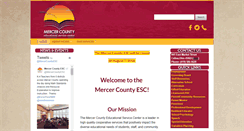 Desktop Screenshot of mercercountyesc.org