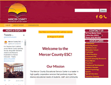 Tablet Screenshot of mercercountyesc.org